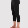 Cascade Merino Base Layer 3/4 Legging - Black