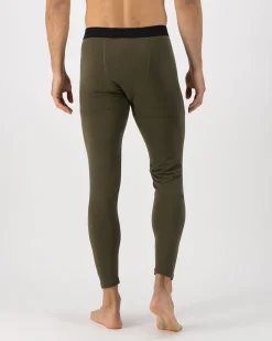 Cascade Merino Base Layer Legging - Dark Olive