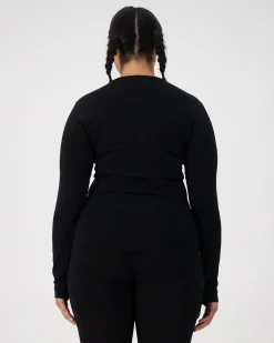Cascade Merino Base Layer Long Sleeve - Black