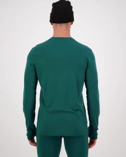 Cascade Merino Base Layer Long Sleeve - Evergreen