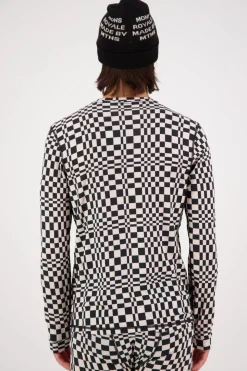 Cascade Merino Base Layer Long Sleeve - Checkers