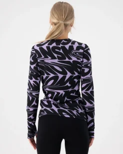 Cascade Merino Base Layer Long Sleeve - Signal Lost Lupin