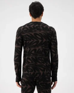 Cascade Merino Base Layer Long Sleeve - Signal Lost Cedar