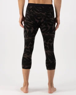 Cascade Merino Base Layer 3/4 Legging - Signal Lost Cedar