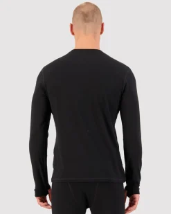 Cascade Merino Base Layer Long Sleeve - Black