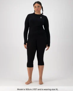 Cascade Merino Base Layer Long Sleeve - Black