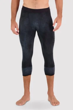 Cascade Merino Base Layer 3/4 Legging - Storm Wash