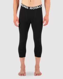 Cascade Merino Base Layer 3/4 Legging - Black