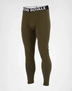 Cascade Merino Base Layer Legging - Dark Olive