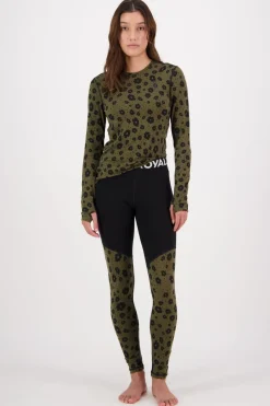 Cascade Merino Base Layer Legging - Aoraki Lily