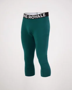 Cascade Merino Base Layer 3/4 Legging - Evergreen