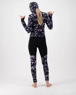 Cascade Merino Base Layer Long Sleeve - Signal Lost Lupin