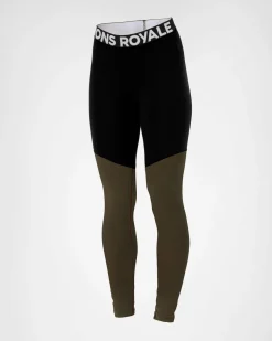 Cascade Merino Base Layer Legging - Dark Olive