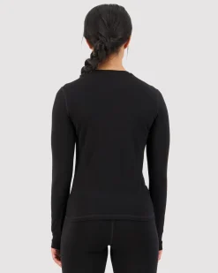 Cascade Merino Base Layer Long Sleeve - Black