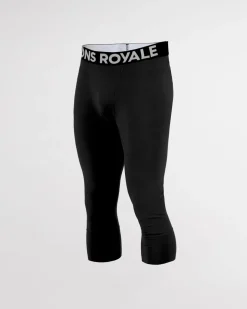 Cascade Merino Base Layer 3/4 Legging - Black