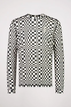 Cascade Merino Base Layer Long Sleeve - Checkers