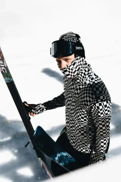 Cascade Merino Base Layer Long Sleeve - Checkers
