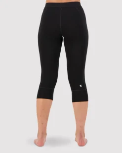 Cascade Merino Base Layer 3/4 Legging - Black