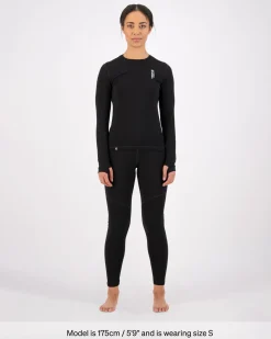 Cascade Merino Base Layer Legging - Black