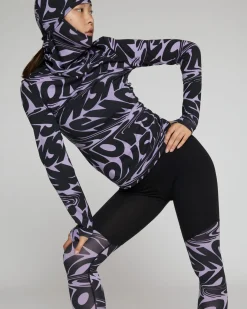 Cascade Merino Base Layer Long Sleeve - Signal Lost Lupin