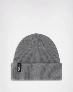 Chunky Logger Merino Beanie - Charcoal Marl
