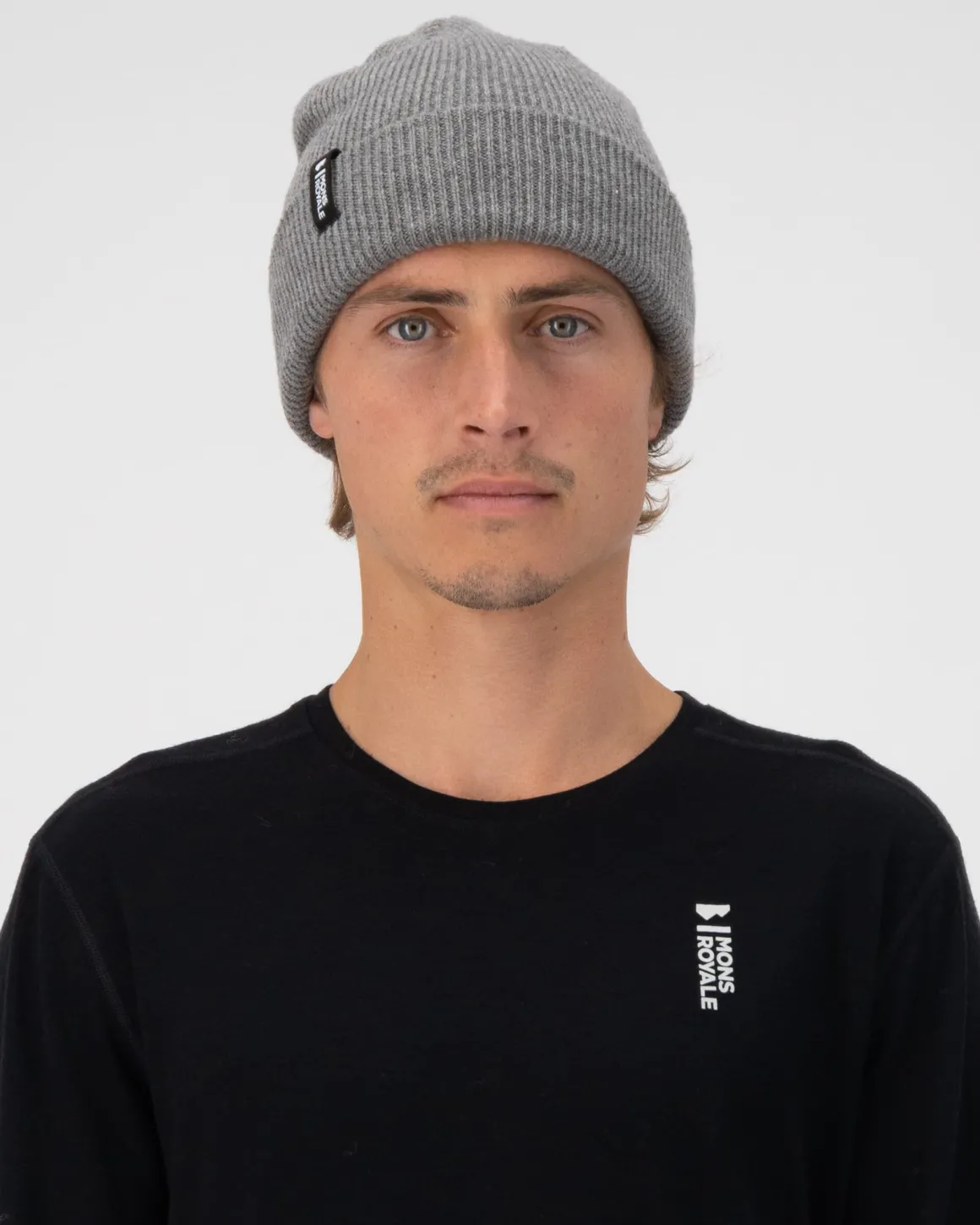 Chunky Logger Merino Beanie - Charcoal Marl