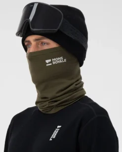 Daily Dose Merino Neckwarmer - Dark Olive