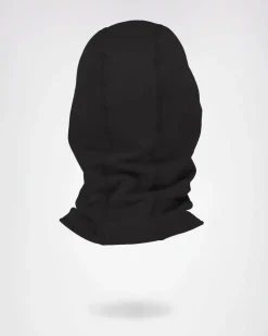 Decade Merino Fleece Hood - Black