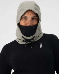 Decade Merino Fleece Hood - Dried Sage