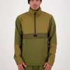 Decade Merino Fleece Pullover - Forest Floor