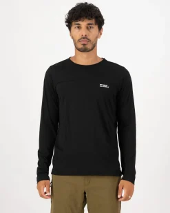 Diversion Merino Bike Jersey Long Sleeve - Black