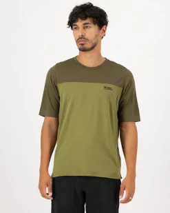 Diversion Merino Bike Jersey Short Sleeve - Fern / Olive