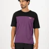 Diversion Merino Bike Jersey Short Sleeve - Boysenberry / Black