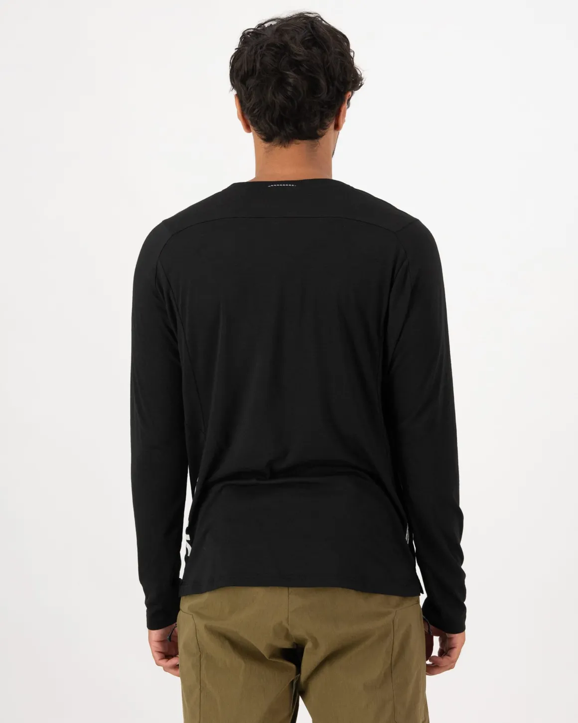 Diversion Merino Bike Jersey Long Sleeve - Black