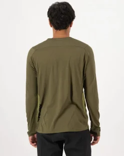 Diversion Merino Bike Jersey Long Sleeve - Fern / Olive