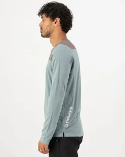 Diversion Merino Bike Jersey Long Sleeve - Desert Sage / Iron