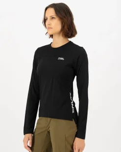 Diversion Merino Bike Jersey Long Sleeve - Black