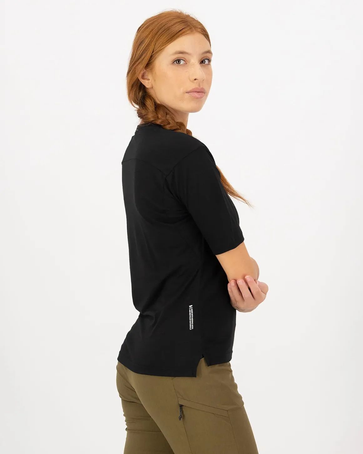 Diversion Merino Bike Jersey Short Sleeve - Black
