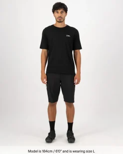 Diversion Merino Bike Jersey Short Sleeve - Black