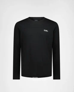 Diversion Merino Bike Jersey Long Sleeve - Black