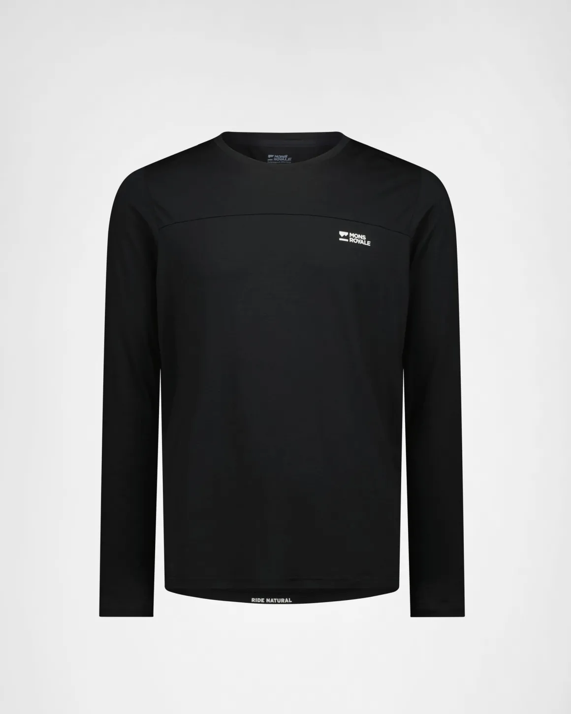 Diversion Merino Bike Jersey Long Sleeve - Black