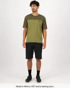 Diversion Merino Bike Jersey Short Sleeve - Fern / Olive