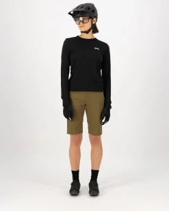 Diversion Merino Bike Jersey Long Sleeve - Black