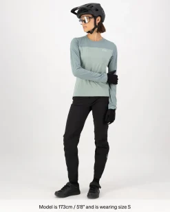 Diversion Merino Bike Jersey Long Sleeve - Dew / Desert Sage