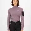 Diversion Merino Mock Neck Long Sleeve - Mauve