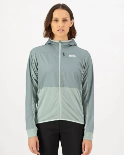 Diversion Merino Wind Jacket - Dew / Desert Sage