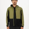 Diversion Merino Wind Jacket - Fern / Black