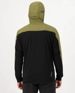 Diversion Merino Wind Jacket - Fern / Black