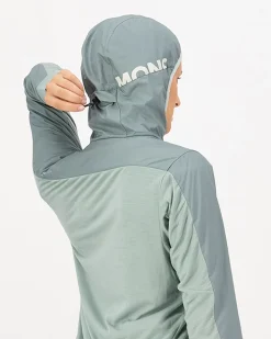 Diversion Merino Wind Jacket - Dew / Desert Sage