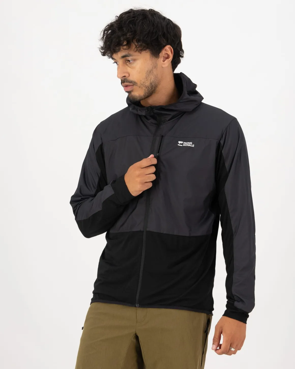Diversion Merino Wind Jacket - Black